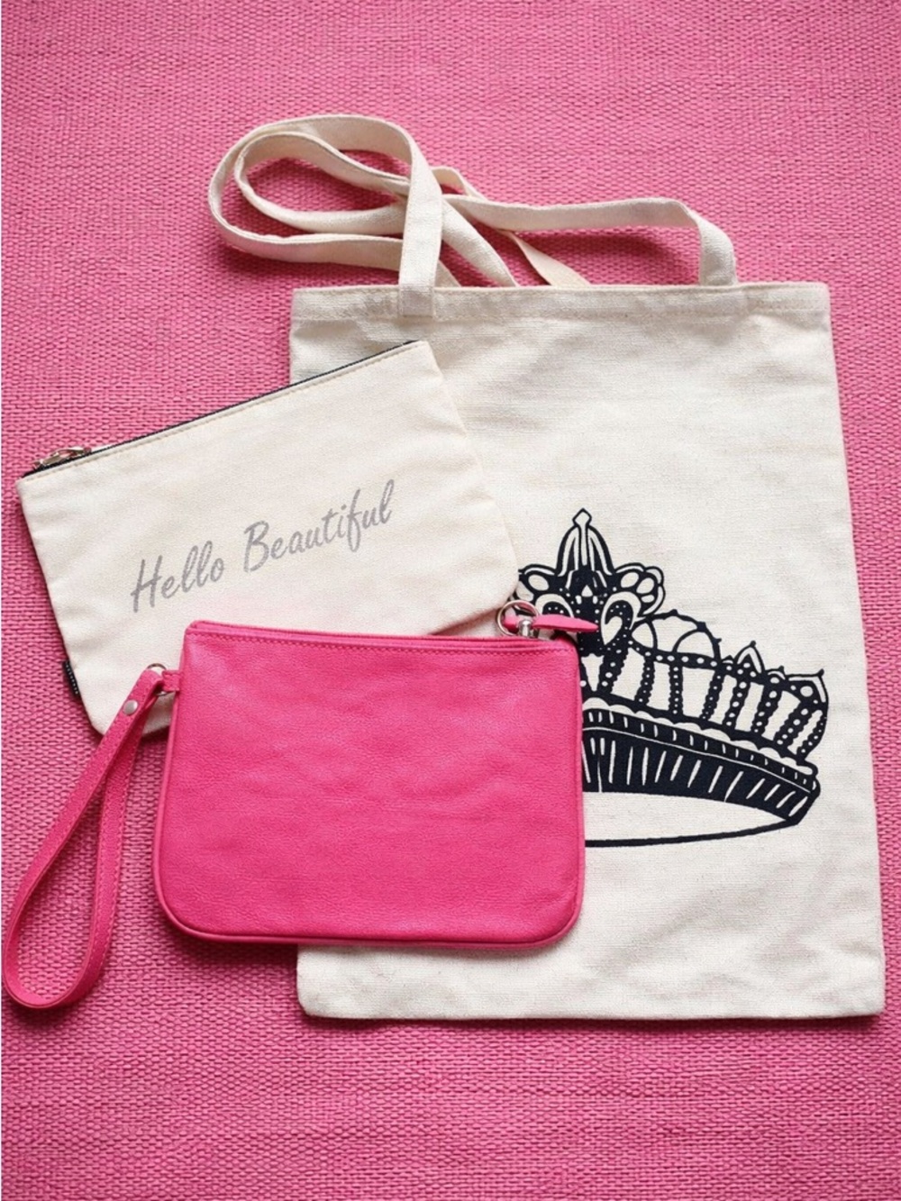 3 Assorted Canvas Bags Bundle